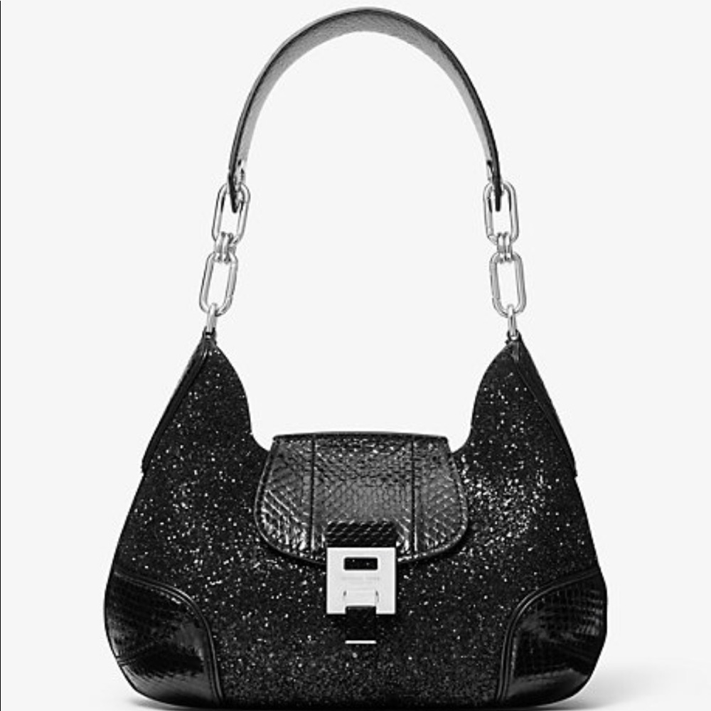 Michael Kors Collection Bancroft Med Shoulder Bag